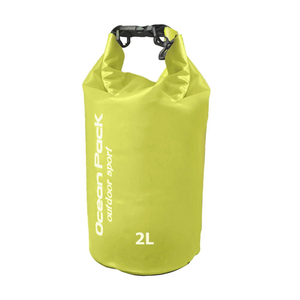 2L 5L Drifting PVC Mesh Bags Lightweight Waterproof Phone Pouch Floating Boating Kayaking Camping Bags for Outdoor Swimming