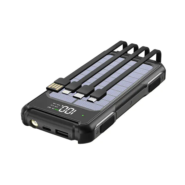 Fast Charging Solar Power Bank (20,000mAh)