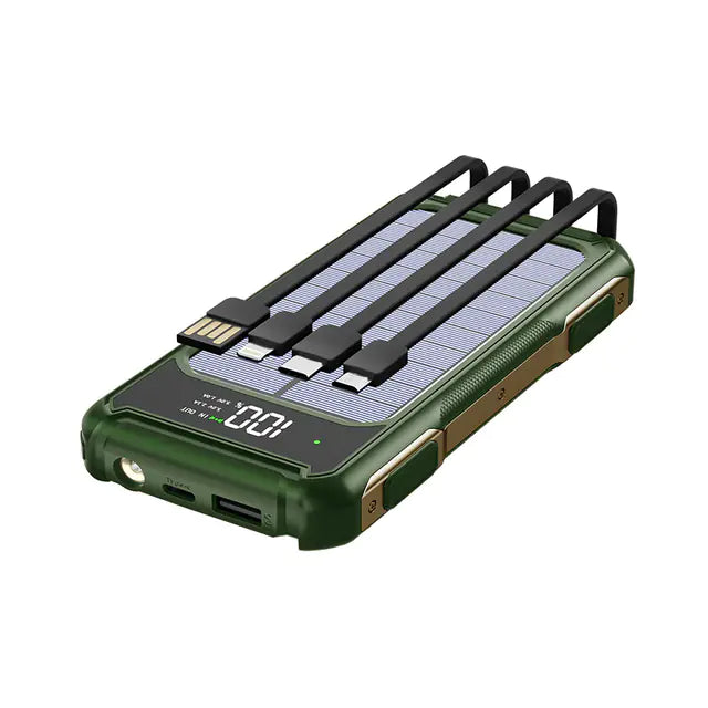 Fast Charging Solar Power Bank (20,000mAh)