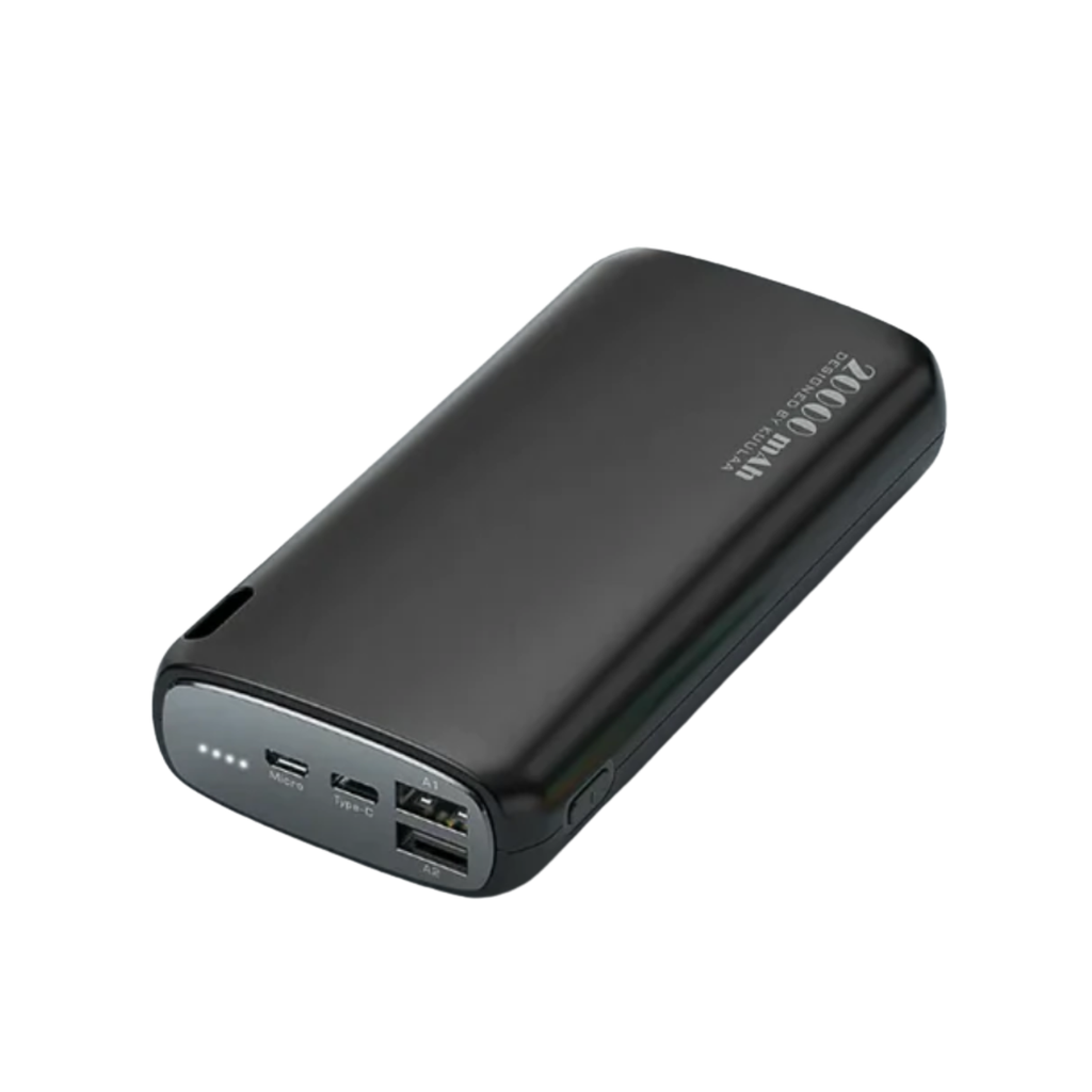 20000mAh Power Bank – 18W Fast Charging, Dual USB, High-Capacity Portable Charger
