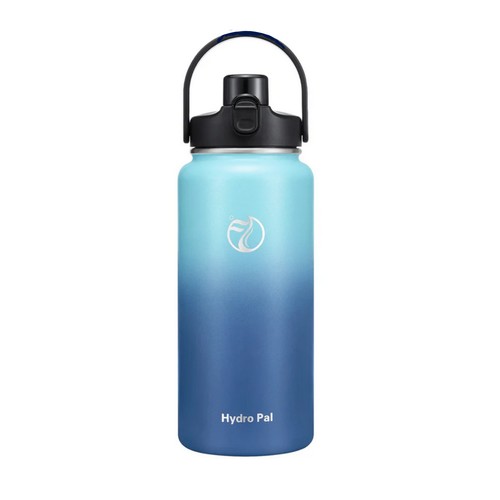 40oz Stainless Steel Water Bottle – Straw & Chug Lids, Leak-Proof