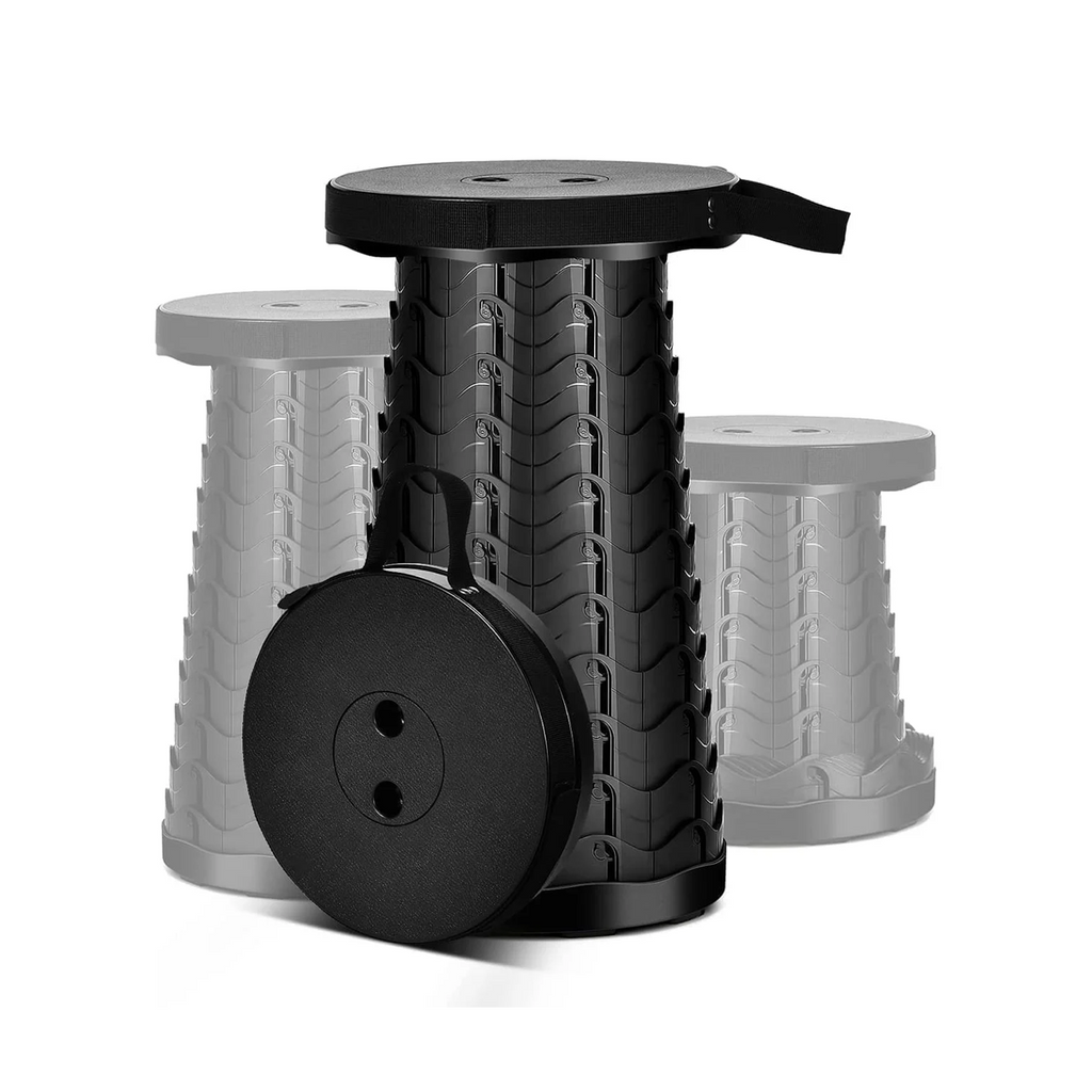 Portable Telescoping Stool (Black)